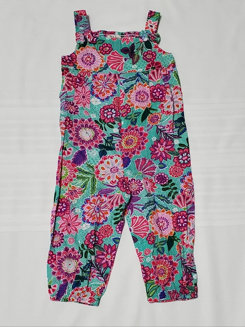 NWOT Monsoon Floral Baby Girl Jumpsuit